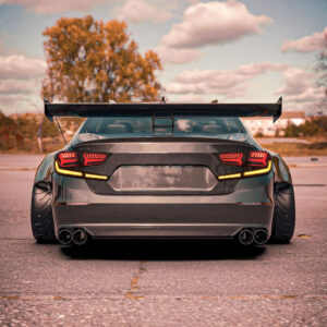 2018-22 Honda Accord Smoked LED Tail Lights Lambo Style