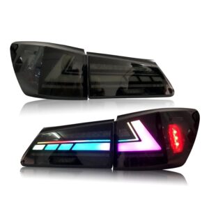 2006-14 Lexus 2IS RGB Tail Lights With Sequential Turn Signal + Animation