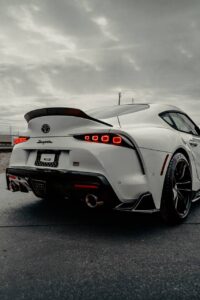 Toyota A90 & A91 Supra Tail Lights Carbon Fiber Housing