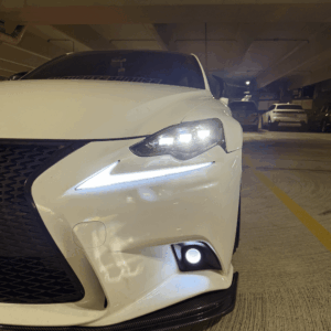 2014 - 2016 Lexus IS RGB Triple Beam Headlights & Infiniti Mirror Fog Lights